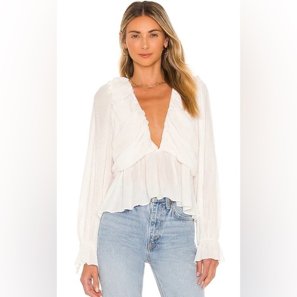 Free People Tops - NEW FREE PEOPLE SZ MD Daia Top in French Vanilla